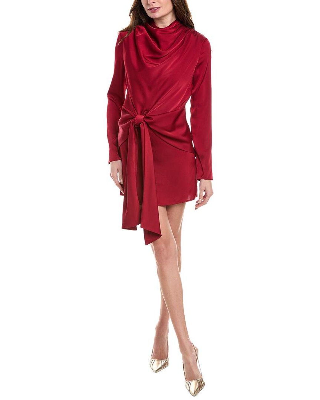 Nicholas Red Ellara Mini Dress