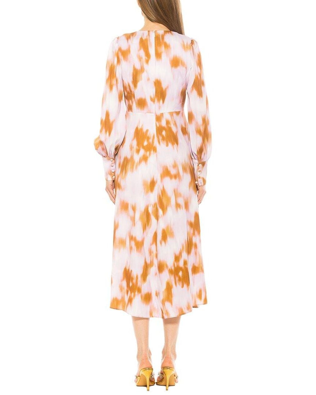 Alexia Admor Orange Sophie Maxi Dress