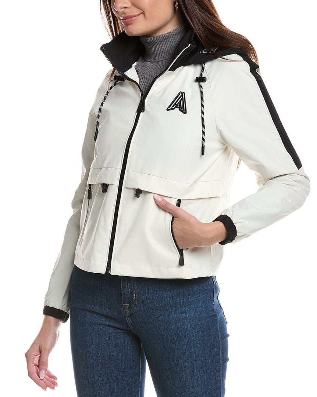 Alpenhaus White Enneth Bomber Windbreaker