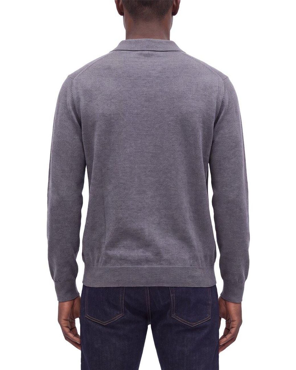 N.Peal Cashmere Blue Padstow Cashmere-Blend Polo Shirt for men