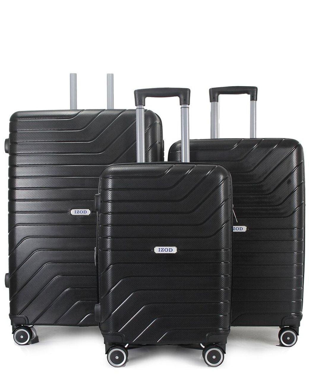 Izod Celina Designer 3pc Luggage Set in Black | Lyst