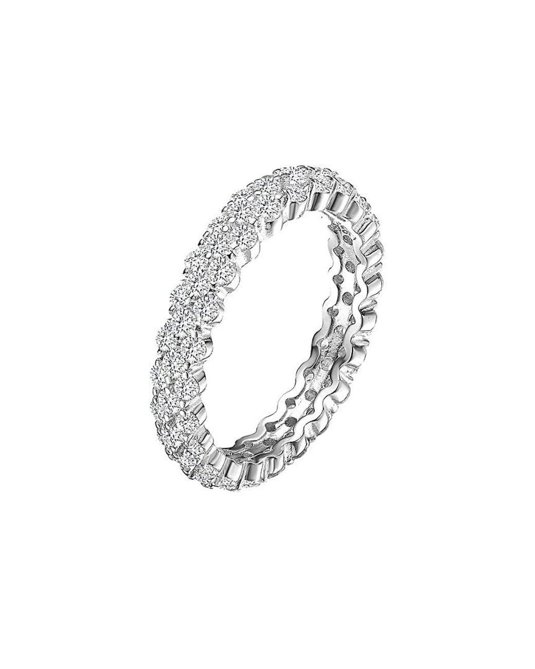 Rachel Glauber White Silver Ring