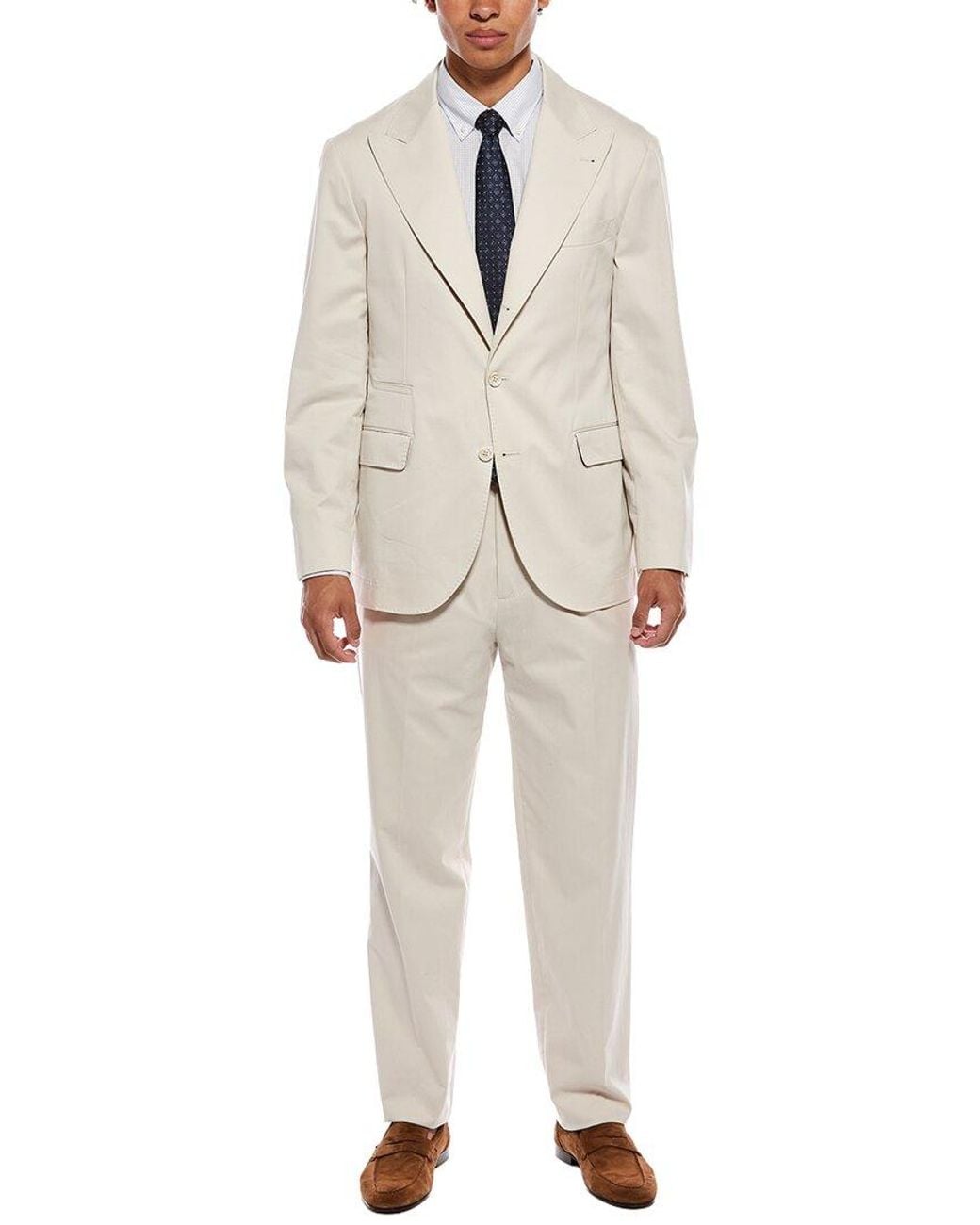 Brunello Cucinelli Natural 2Pc Suit for men