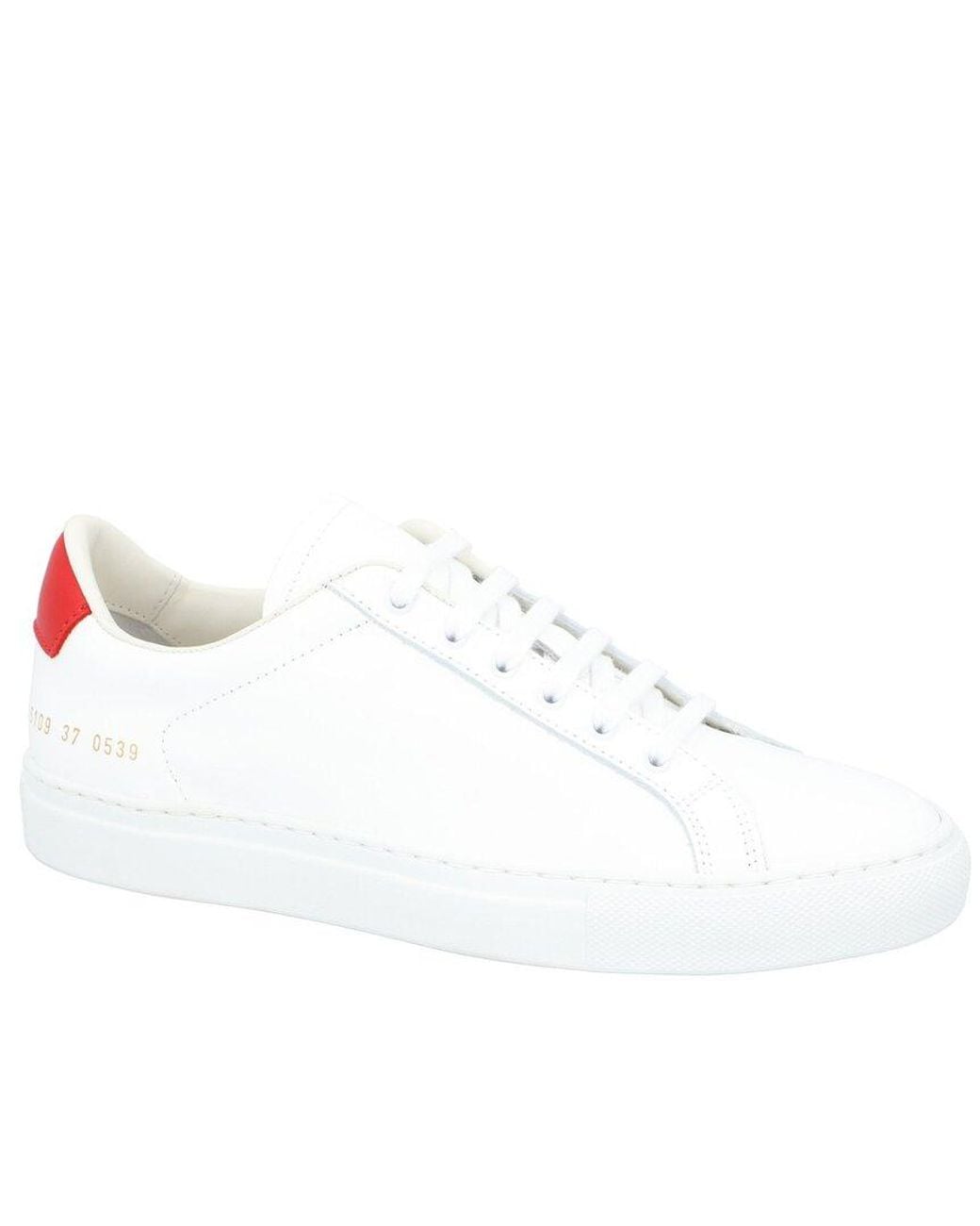 Common Projects White Leather Achilles Sneaker (Authentic Pre-Loved)