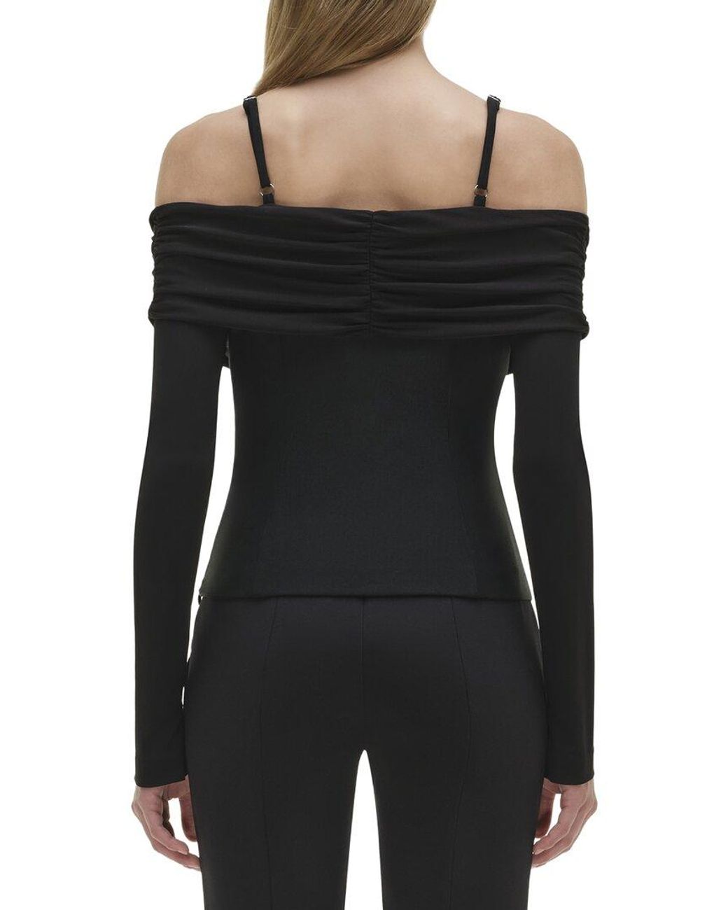 Jonathan Simkhai Black Hazel Top