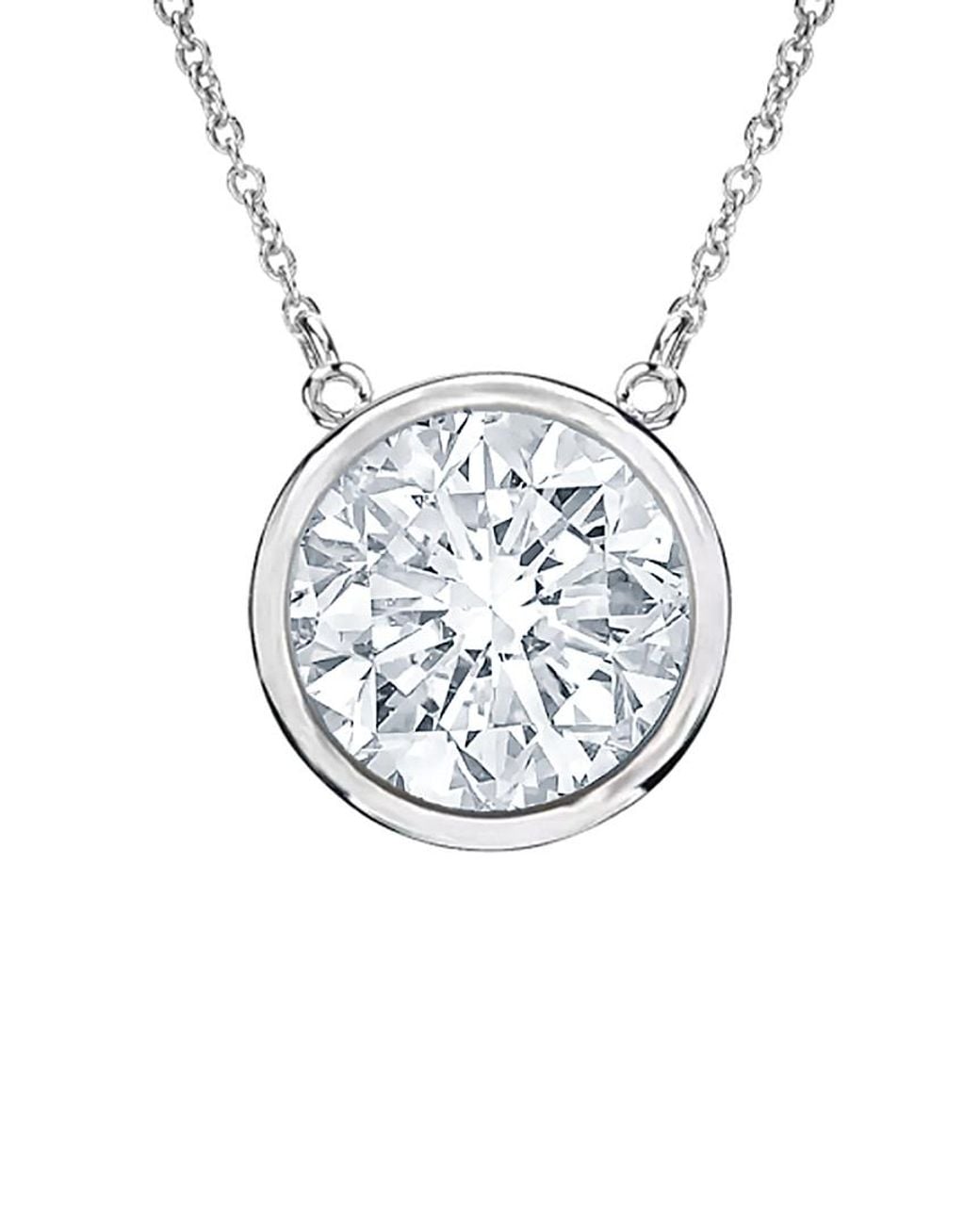 Diana M White Fine Jewelry 18k 0.63 Ct. Tw. Diamond Necklace