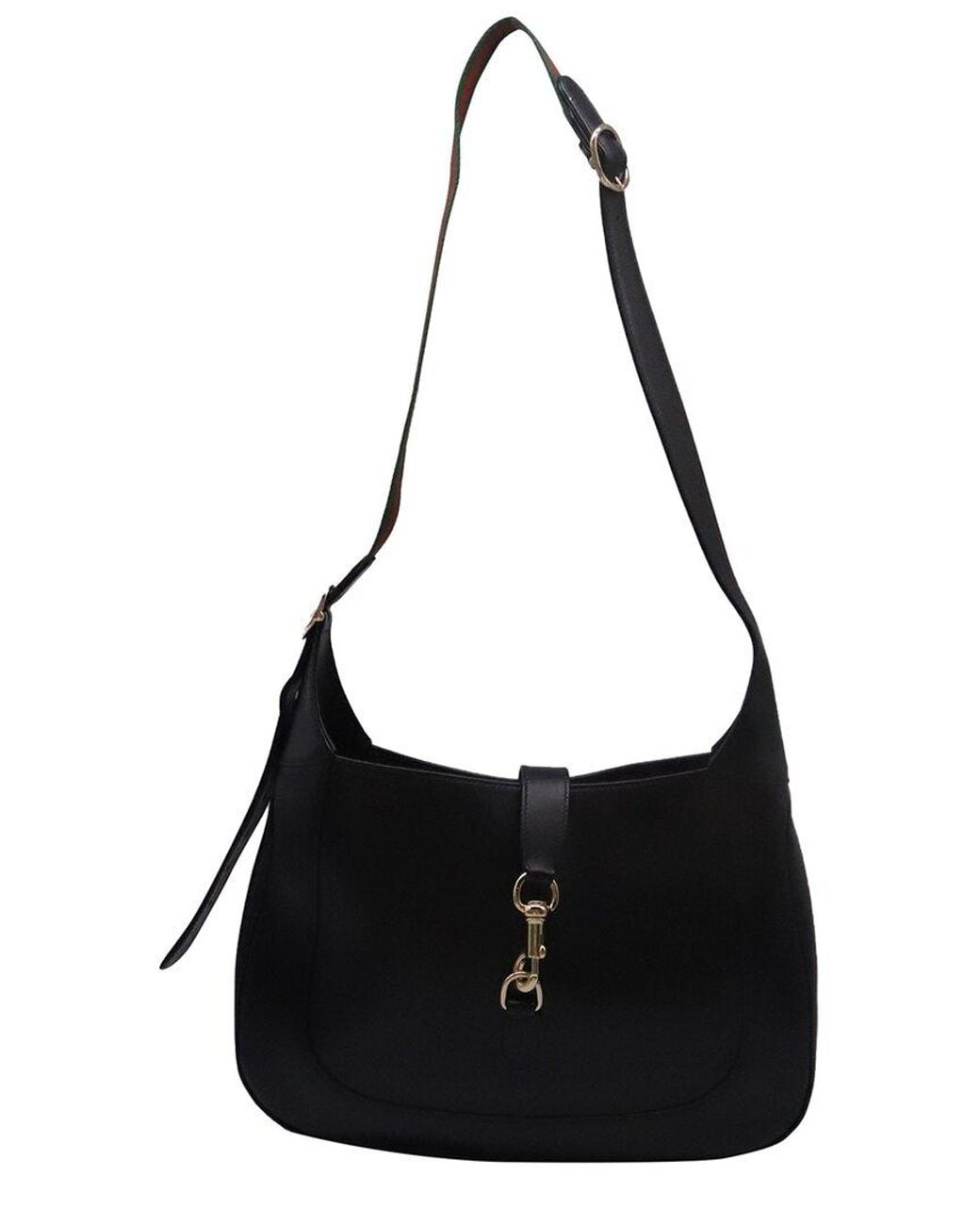 Gucci Black Leather Jackie Hobo Bag (Authentic Pre-Loved)