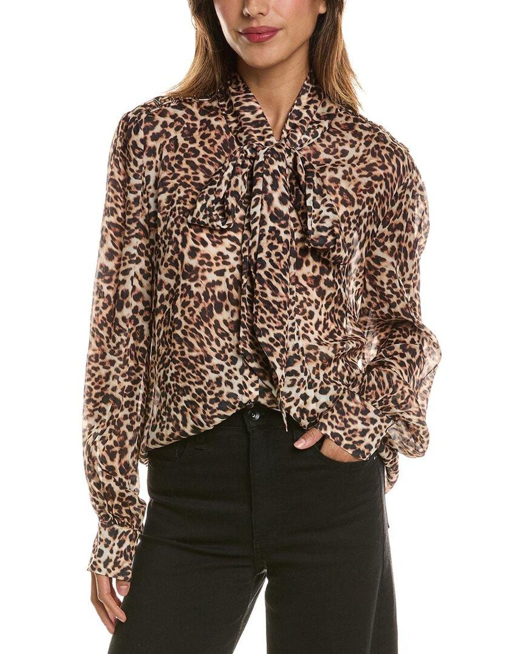 Generation Love Brown Veralli Leo Blouse