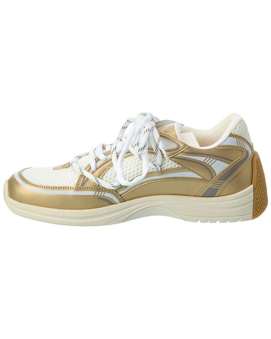Giuseppe Zanotti White Gz/Trail Leather & Mesh Sneaker for men
