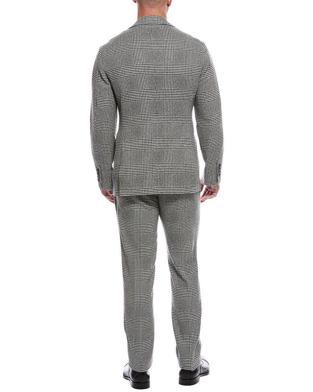 Brunello Cucinelli Gray 2pc Wool & Cashmere-blend Suit for men