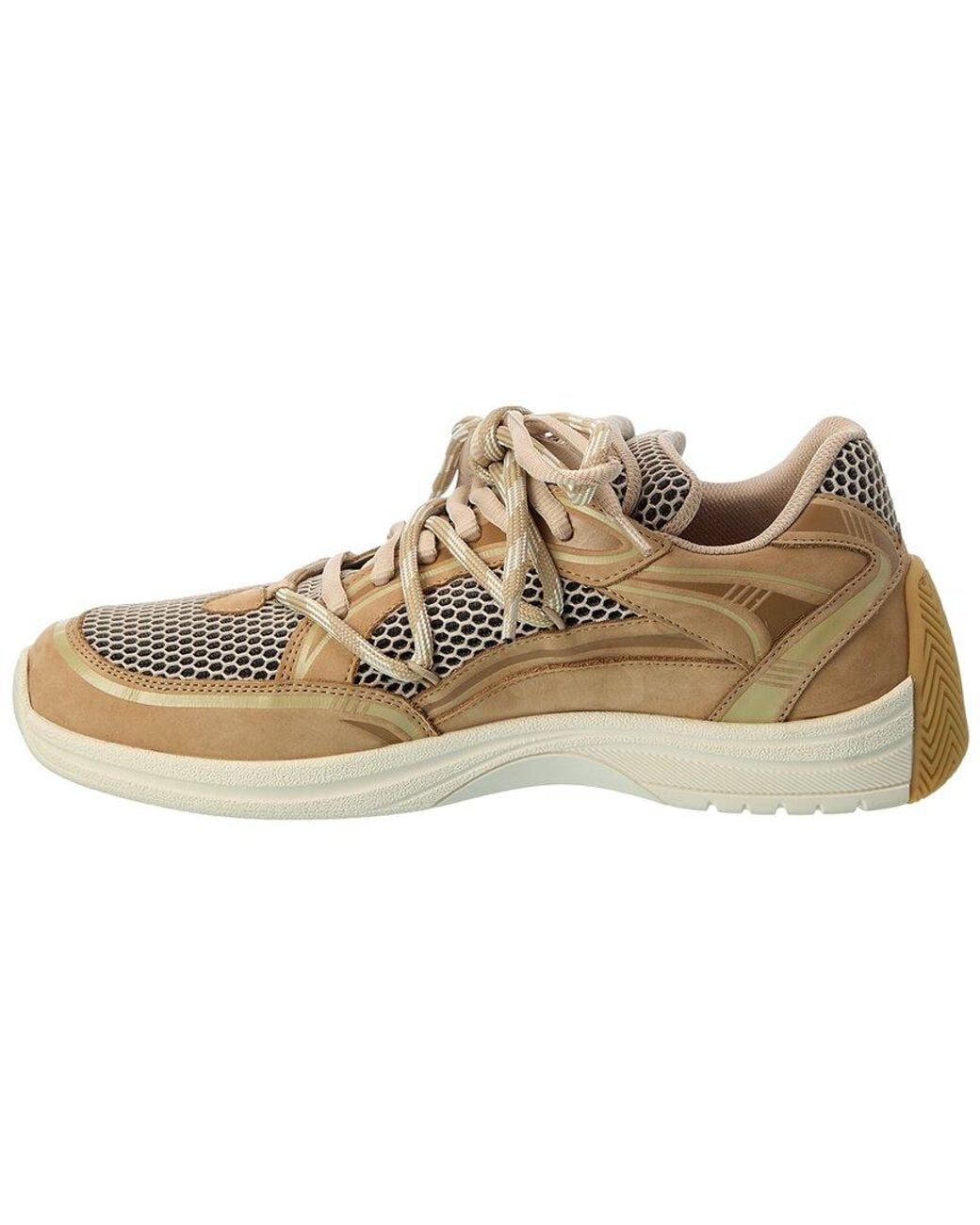 Giuseppe Zanotti Natural Gz/Trail Leather & Mesh Sneaker for men