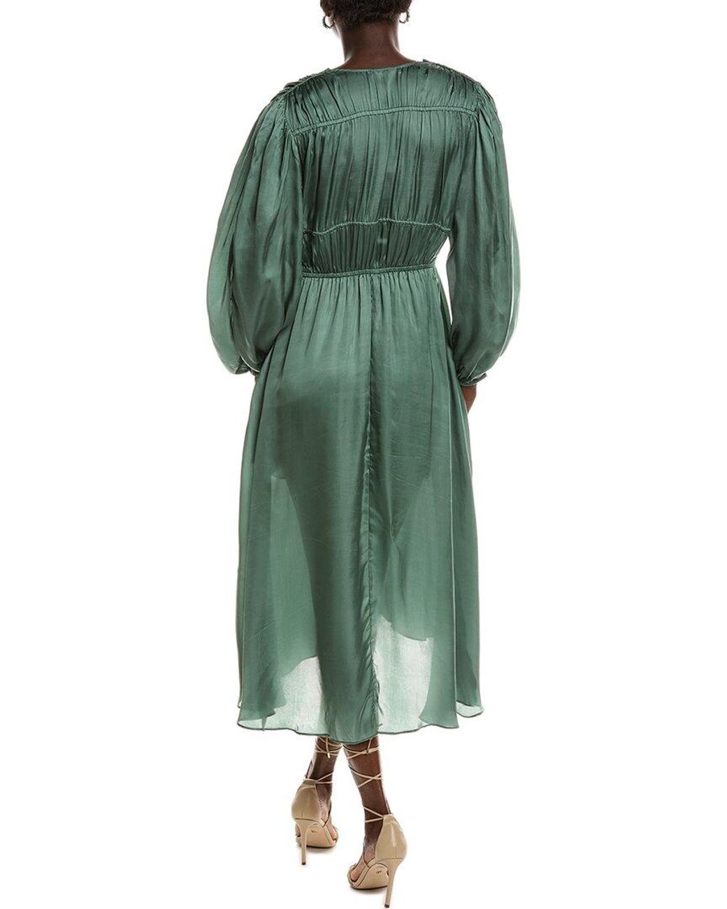 Maje Green Woven Dress