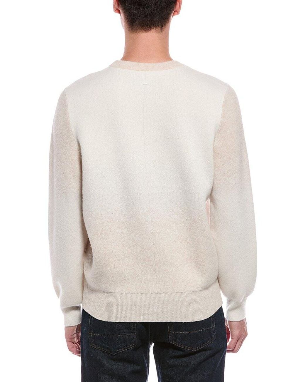 Rag & Bone Natural Downing Wool & Cashmere-Blend Crewneck Sweater for men