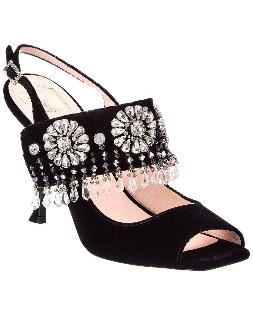Roger Vivier Black Wool & Leather Boot