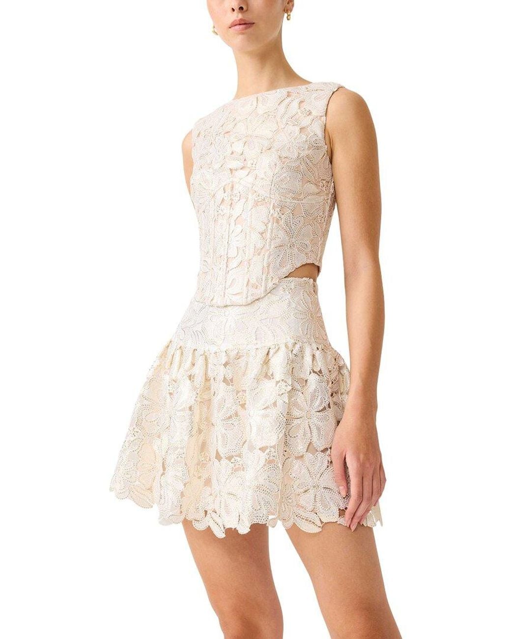 Elliatt White Nicoletta Corset Top