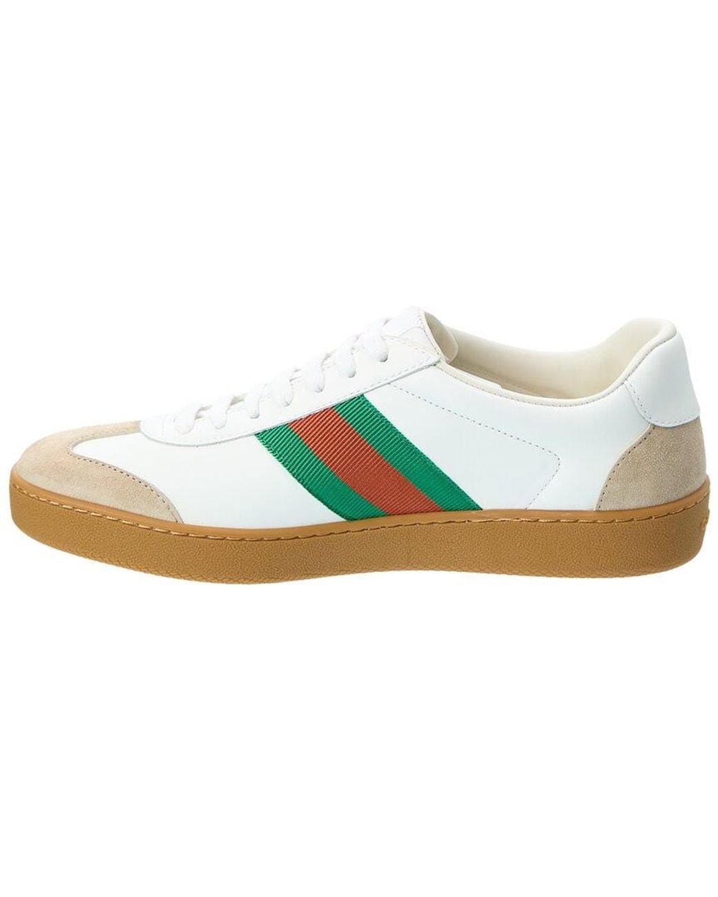 Gucci White Leather Sneaker