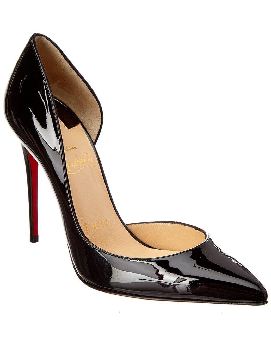 Christian Louboutin Black Iriza Patent Pumps 100