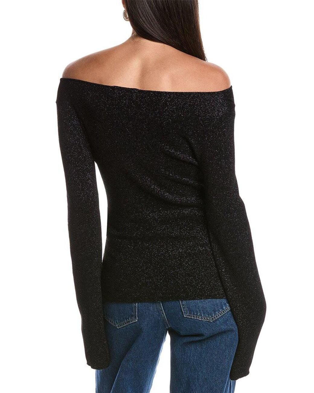 Bella Dahl Black Boatneck Sweater