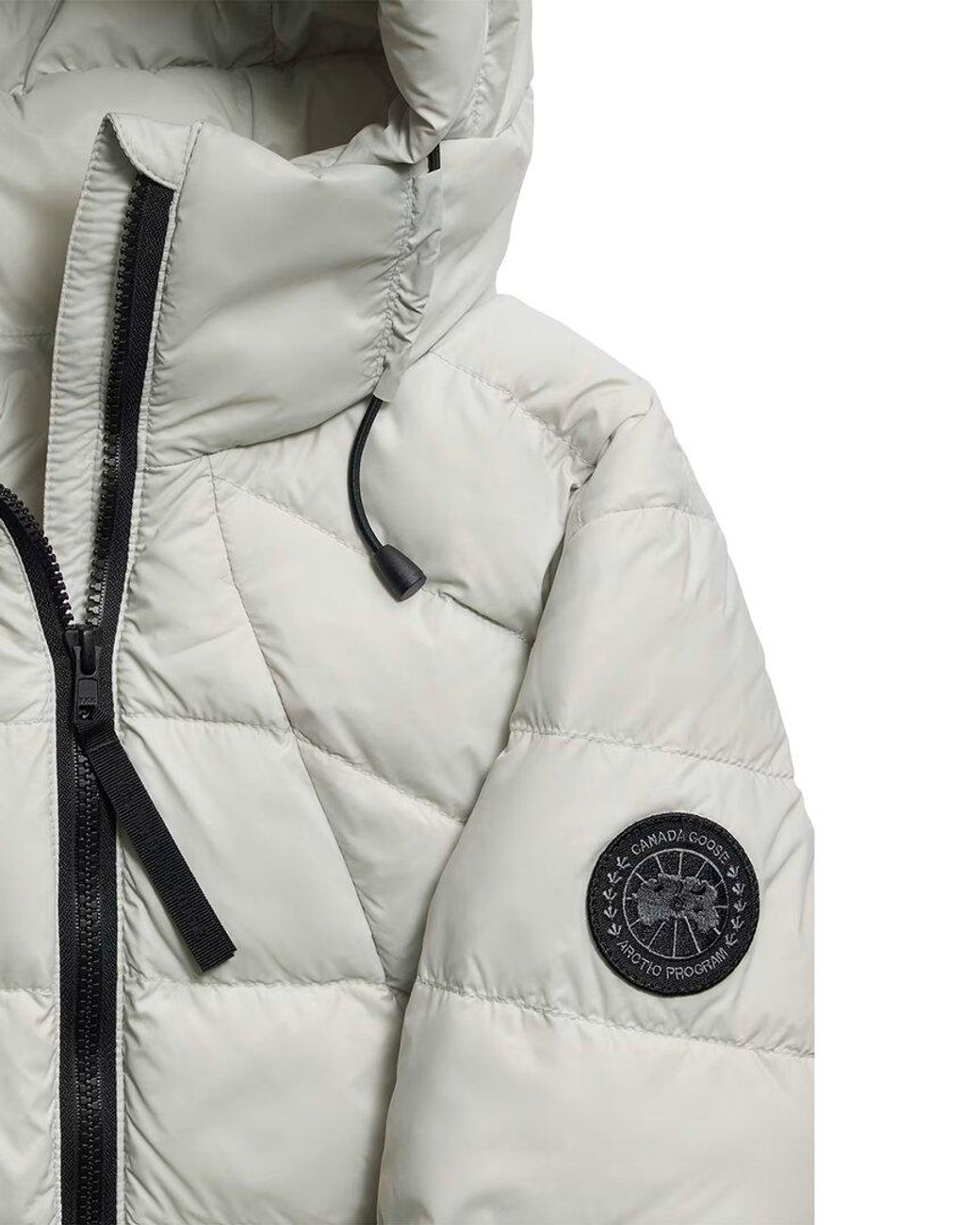 Canada Goose Gray Abbott Hoodie Disc Jacket