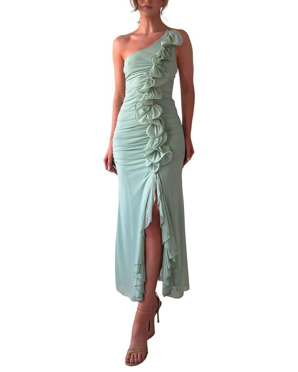 CAMILA BLANCO Green Maxi Dress