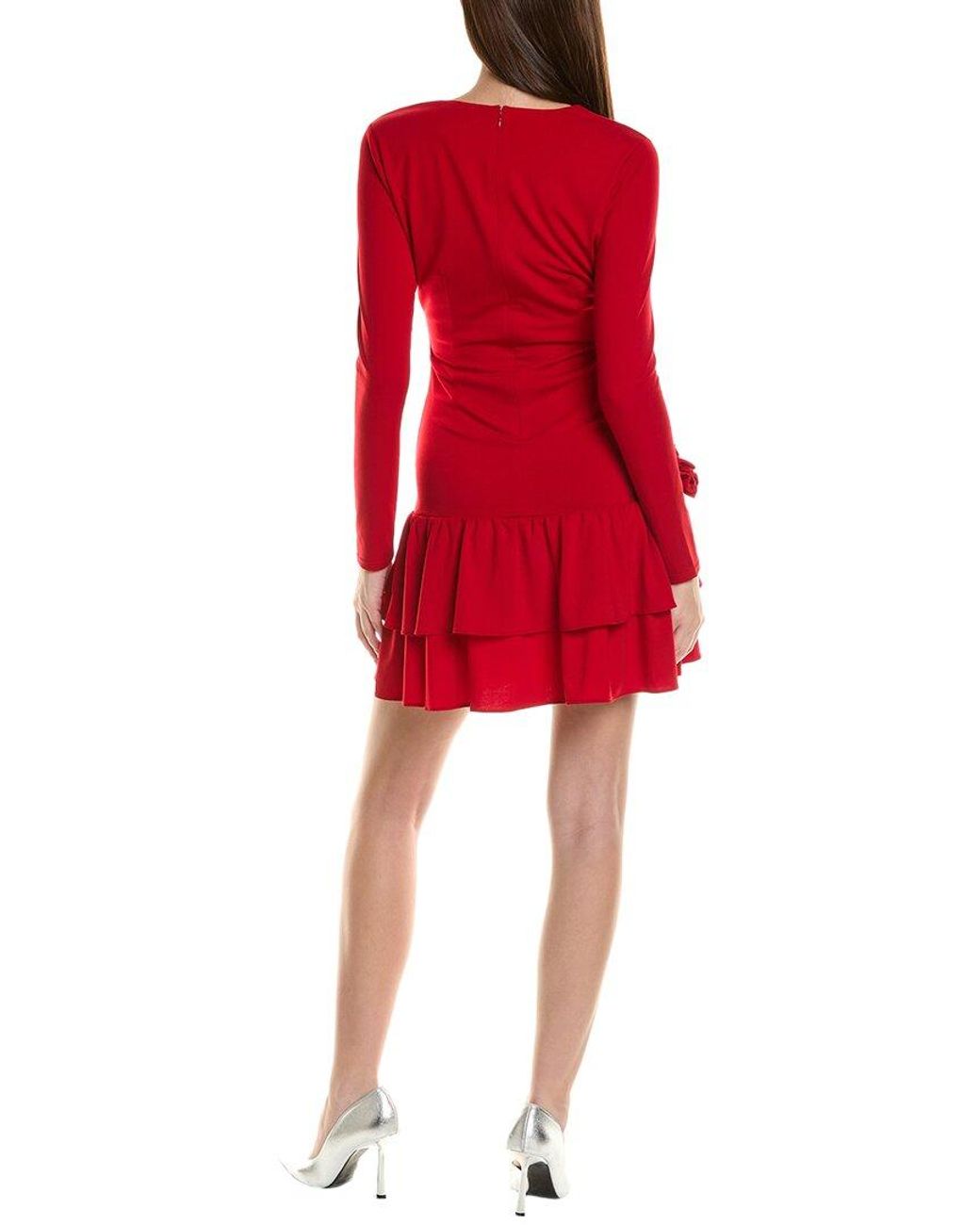 Alexia Admor Red Pluto A-line Dress