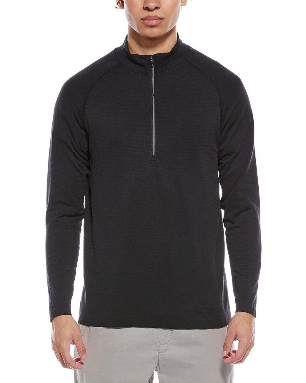 lululemon athletica Black Metal Vent Tech 1/2-Zip Pullover 3.0 for men