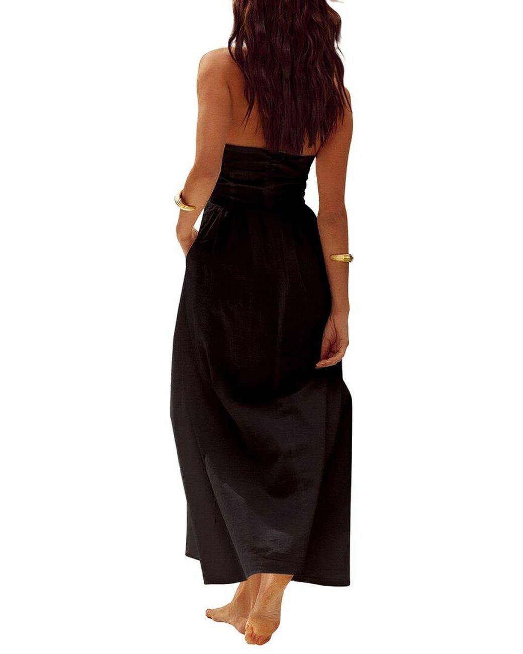 CAMILA BLANCO Black Maxi Dress