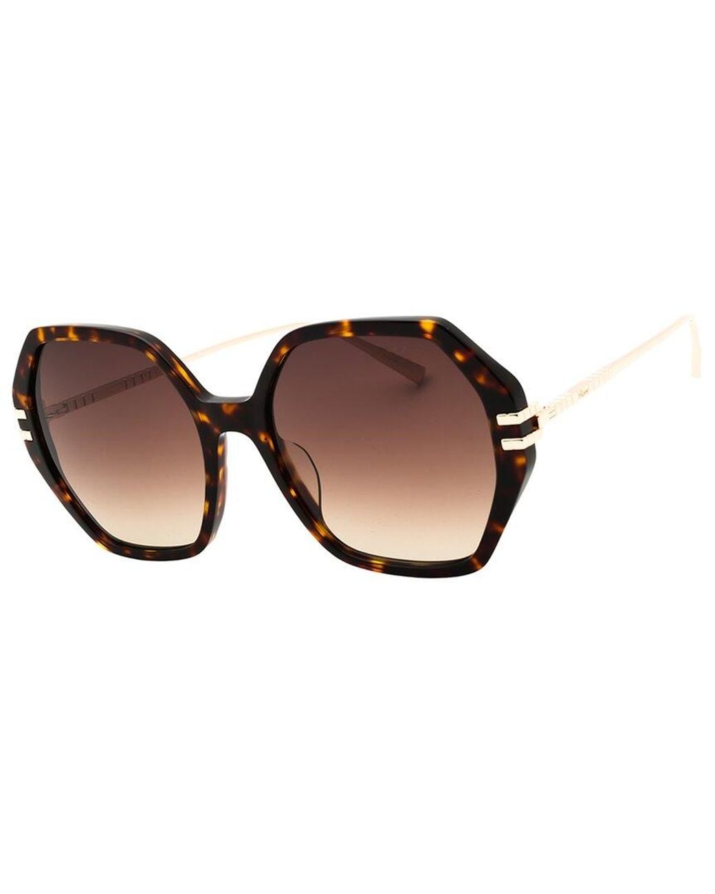 Chopard Brown Sch370M 57Mm Sunglasses
