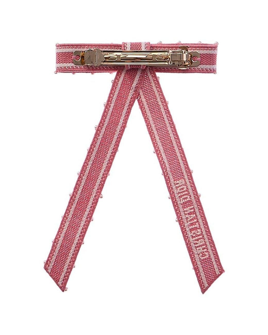 Dior Pink Hair Accessory with Tassel Details Dior Hair Clips: Adorable Accessories for Your Routine | TikTok main image 4