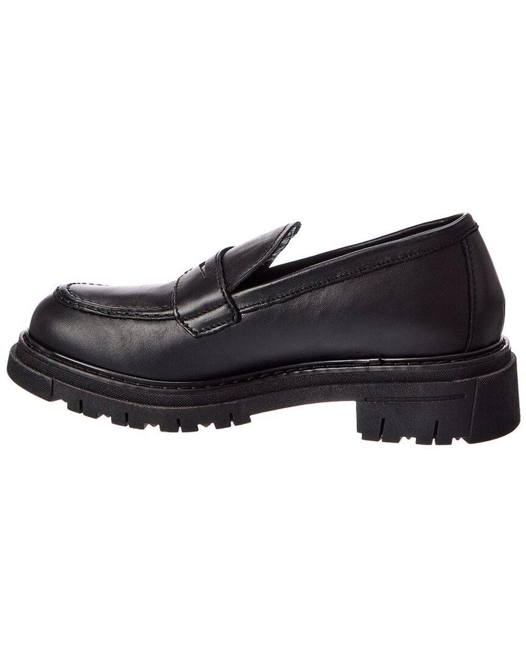 La Canadienne Black Doe Leather Loafer