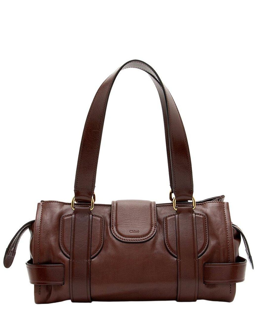 Chloé Brown Calfskin Kerala 25 Satchel (Authentic Pre-Loved)