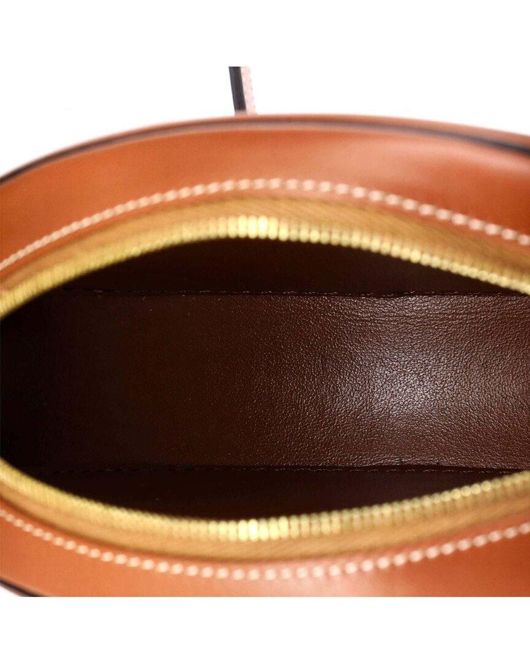 Céline Brown Triomphe Oval Crossbody Bag And (authentic Pre-loved)