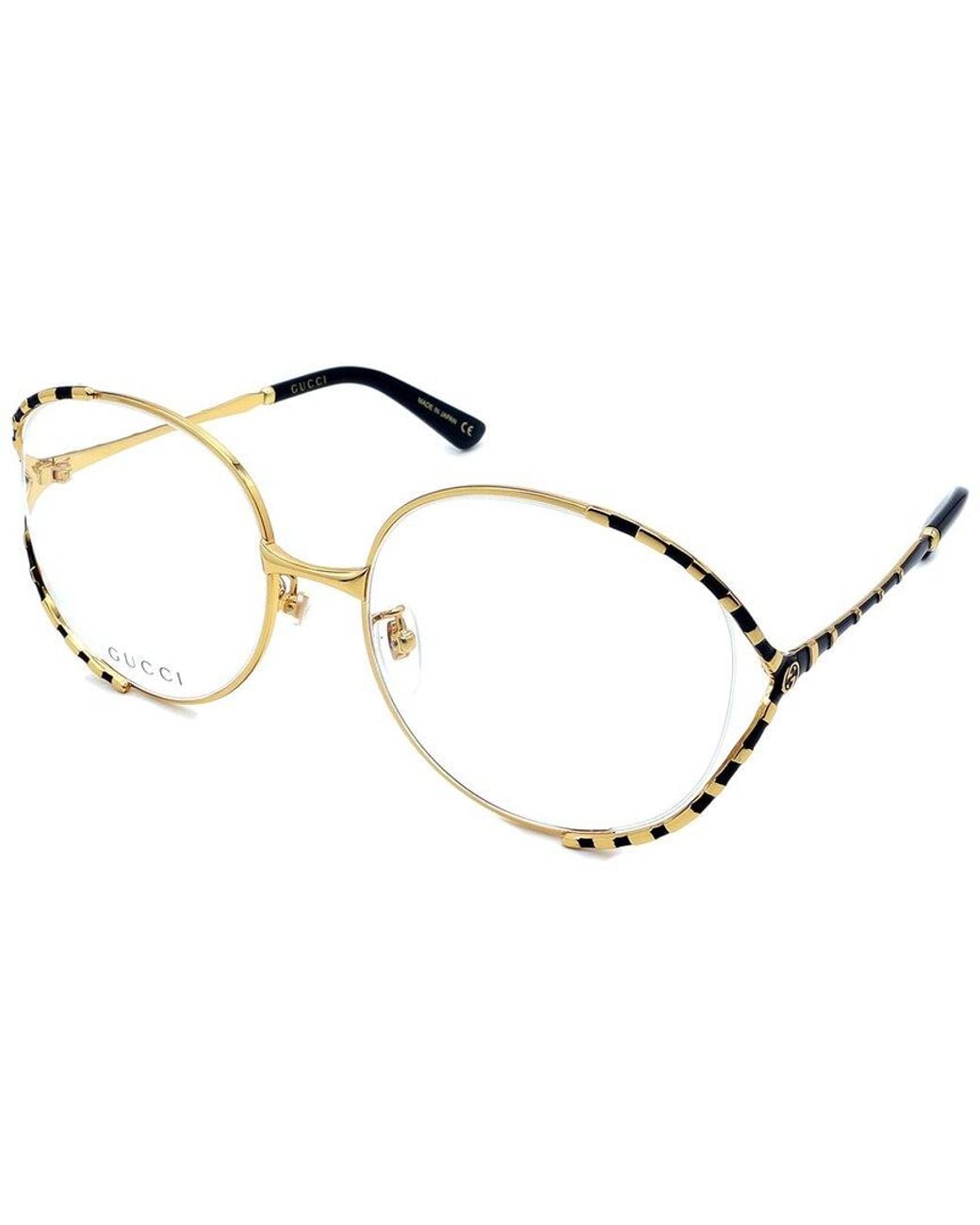 Gucci Metallic Gg0596Oa 58Mm Optical Glasses