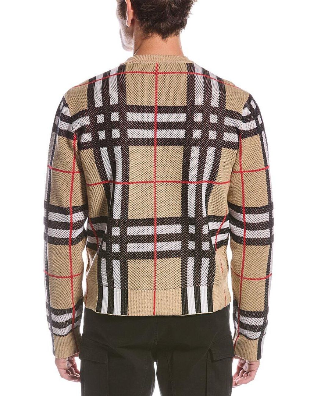 Burberry long hotsell sweater