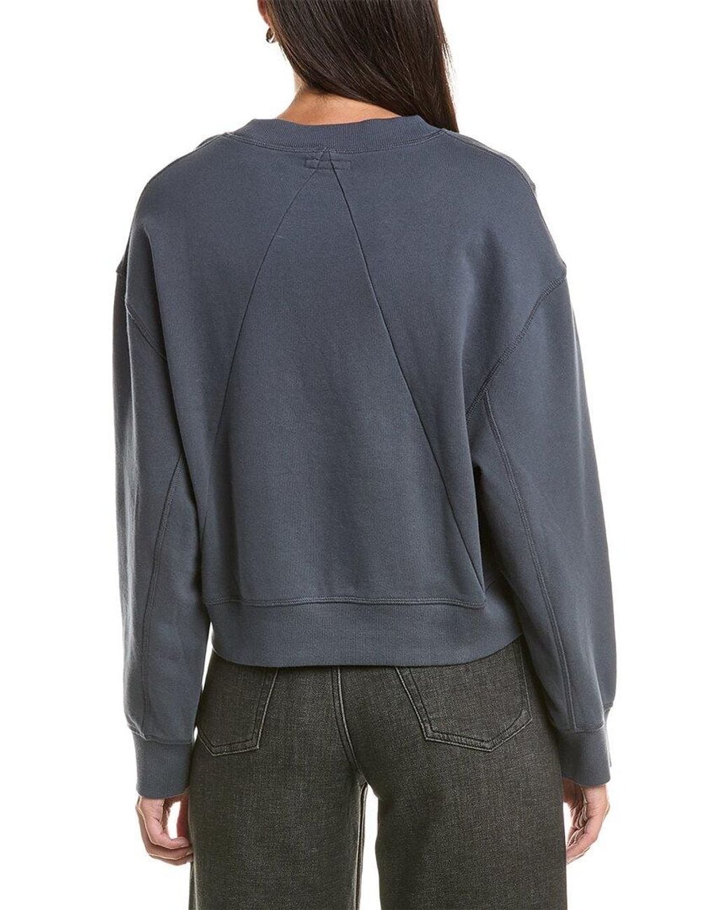 Rag & Bone Gray Rb Terry Sweatshirt