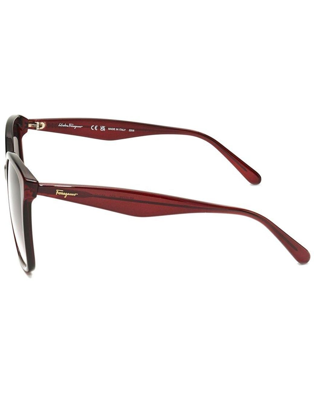 Ferragamo Brown Sf1072s 56mm Sunglasses
