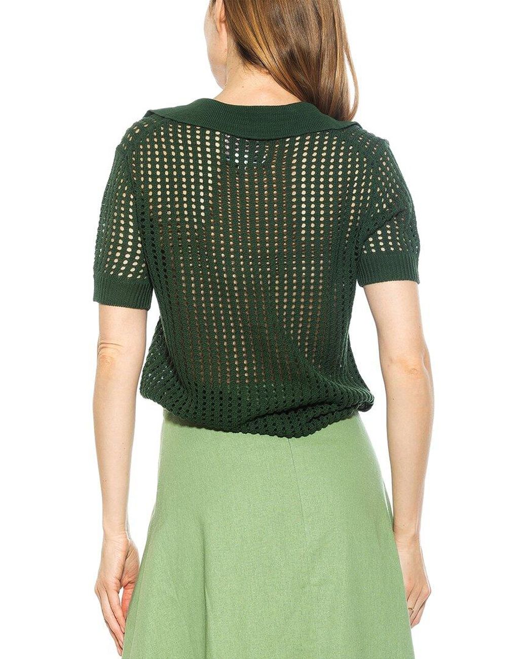 Alexia Admor Green Josi Top