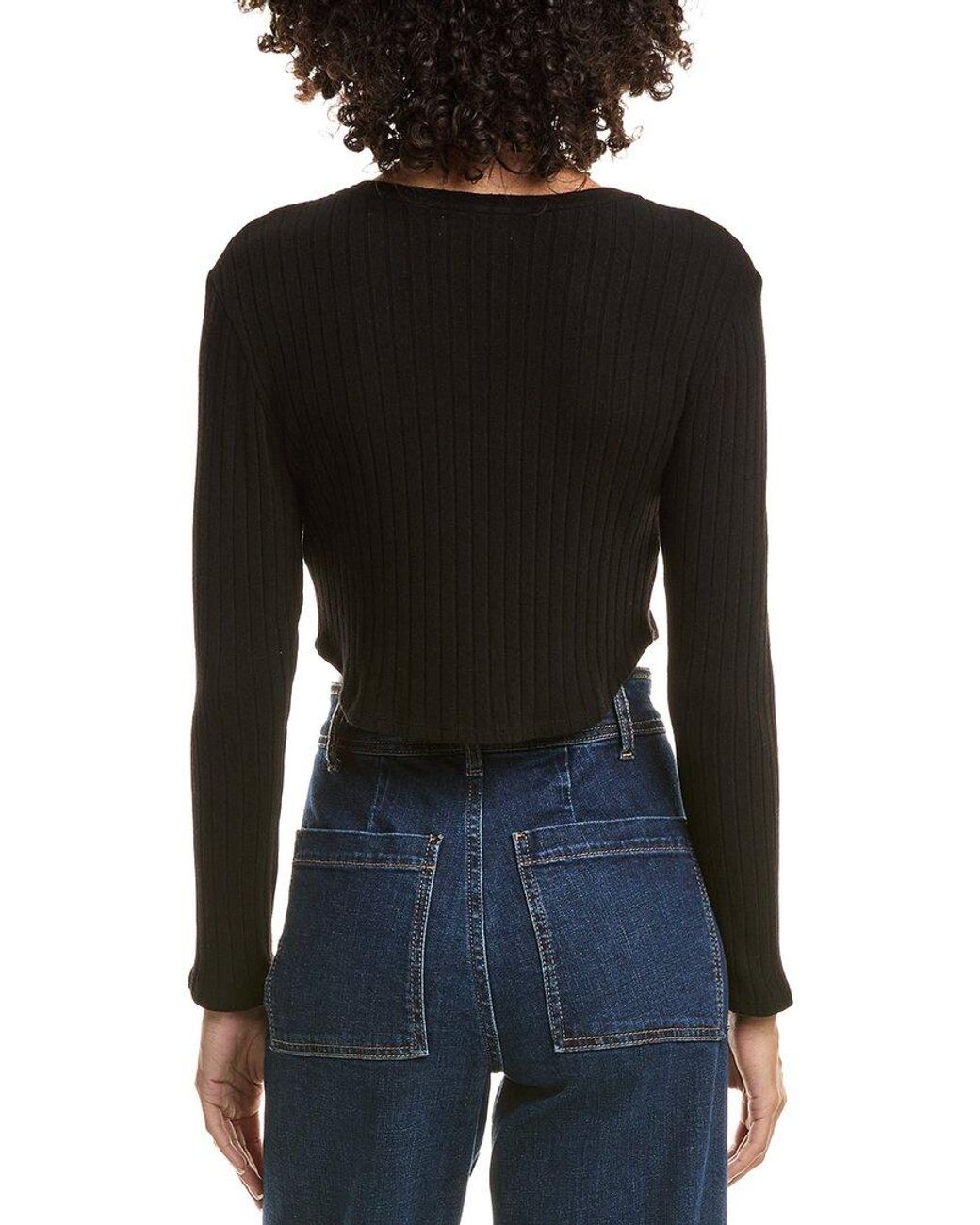 Bella Dahl Black Crop Top