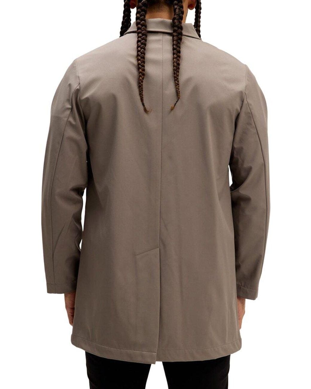 Ron Tomson Brown Raincoat for men