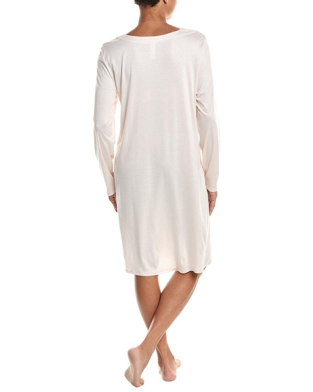 Hanro White Silk-Blend Nightdress