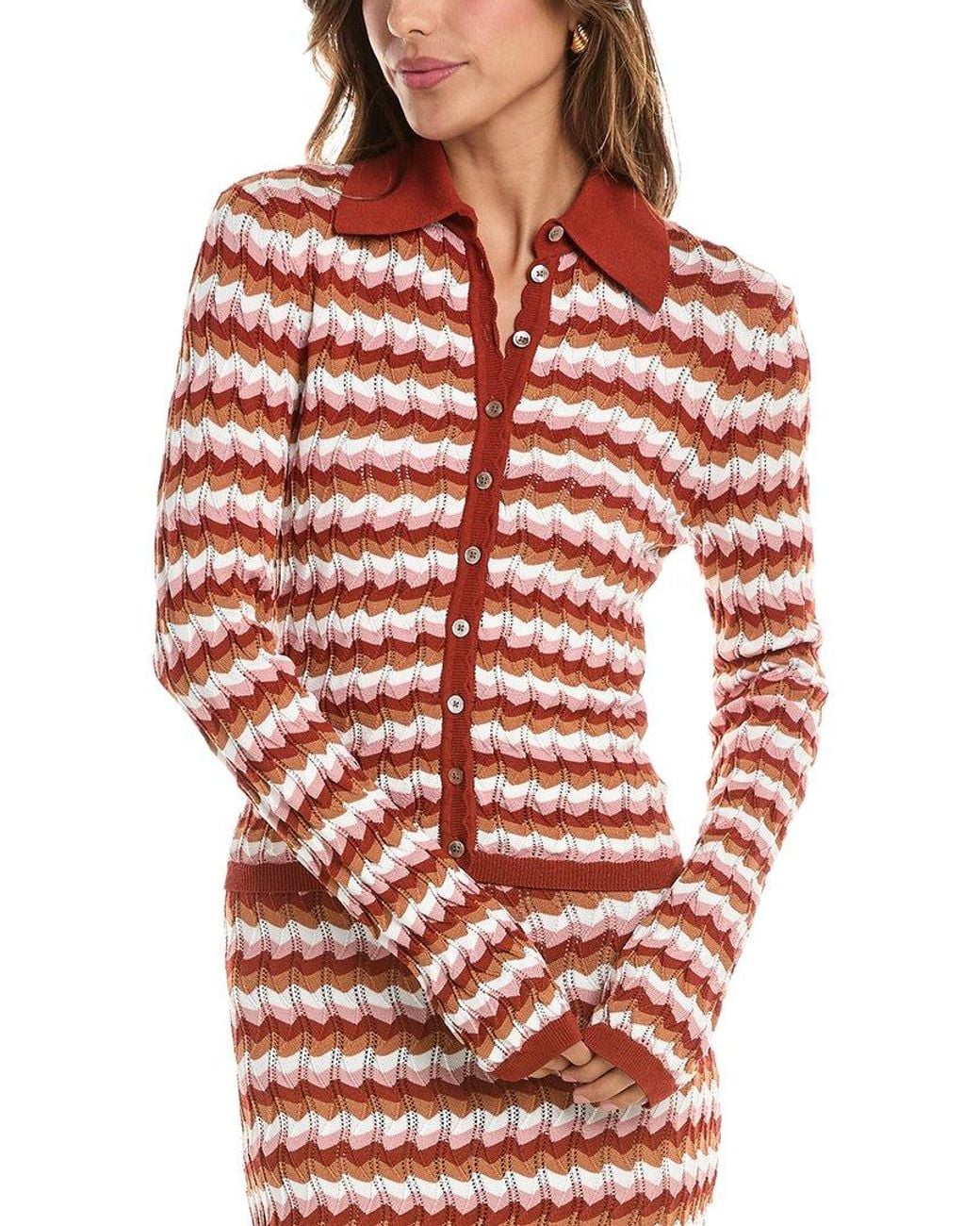 Ronny Kobo Red Gavin Knit Jacket