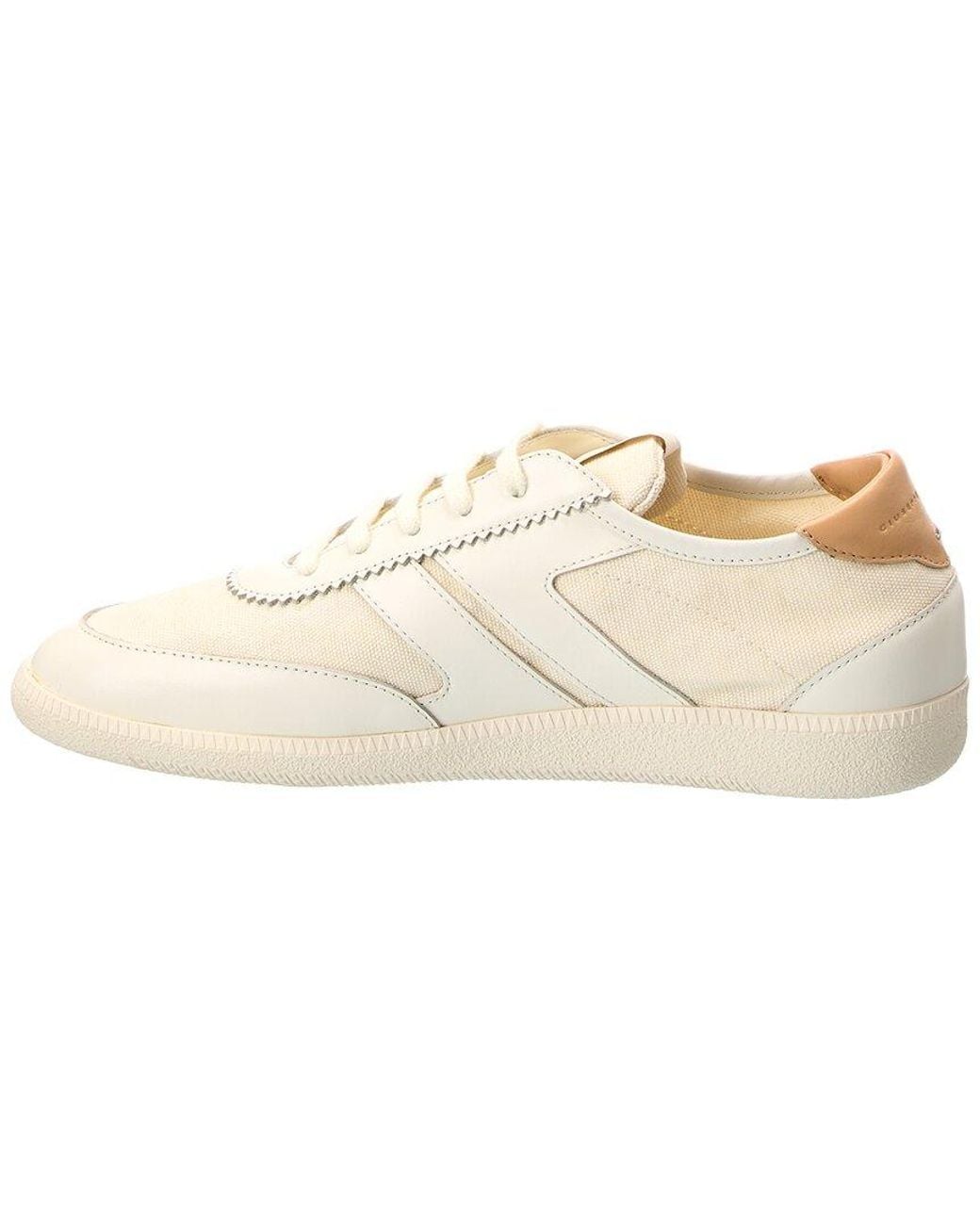 Giuseppe Zanotti White Orei Canvas & Leather Sneaker for men