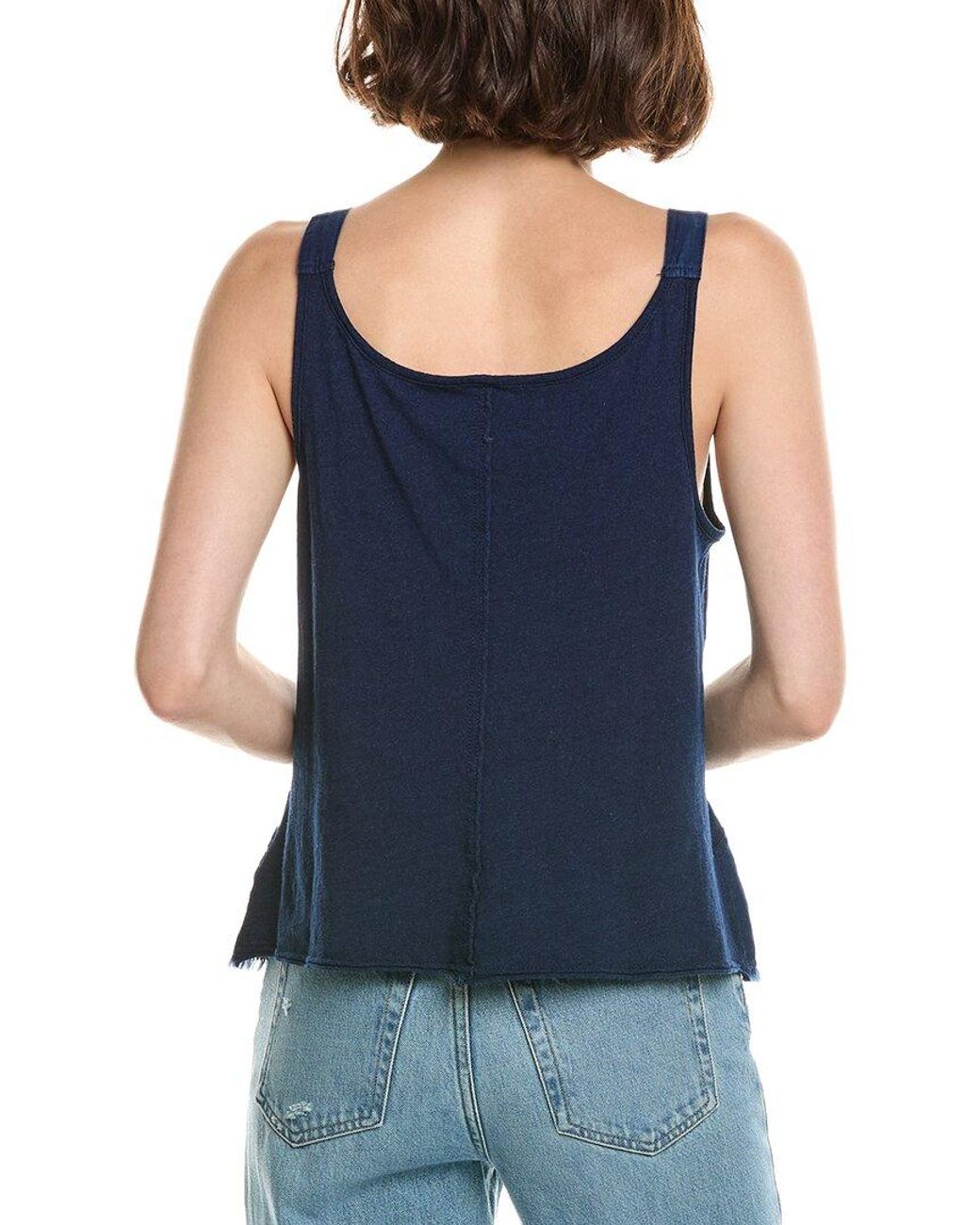 XCVI Blue Norelle Tank Top