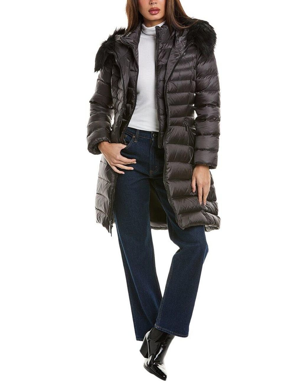 Dawn Levy Milly Coat in Black Lyst UK