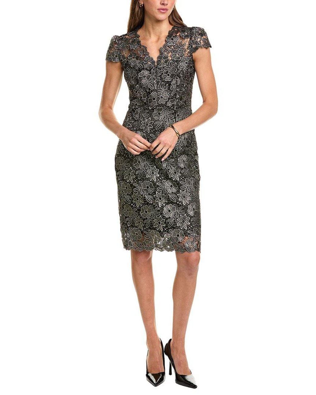 Eliza J Green Sheath Dress