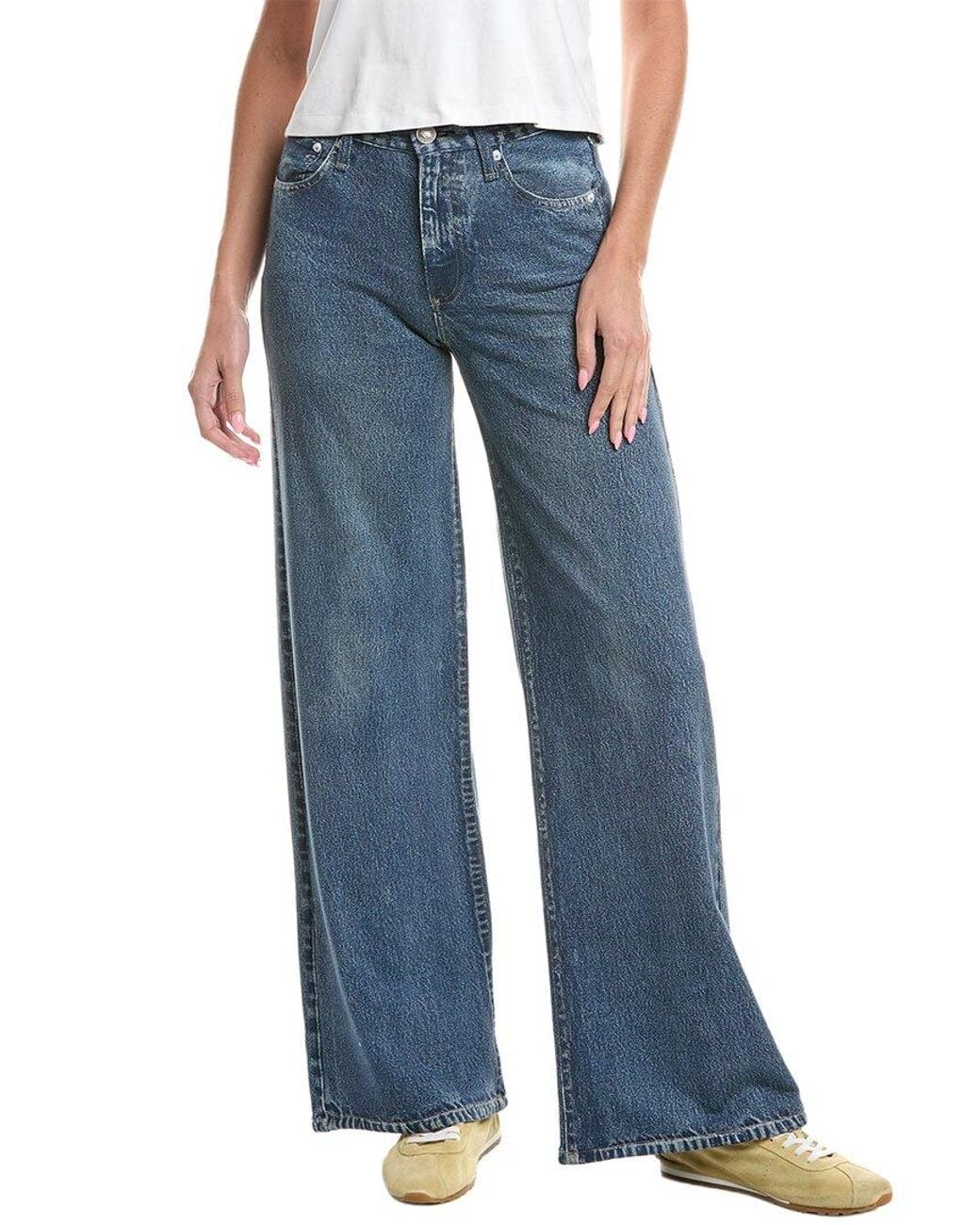 Rag & Bone Blue Miramar Terry Sofie Full Pant