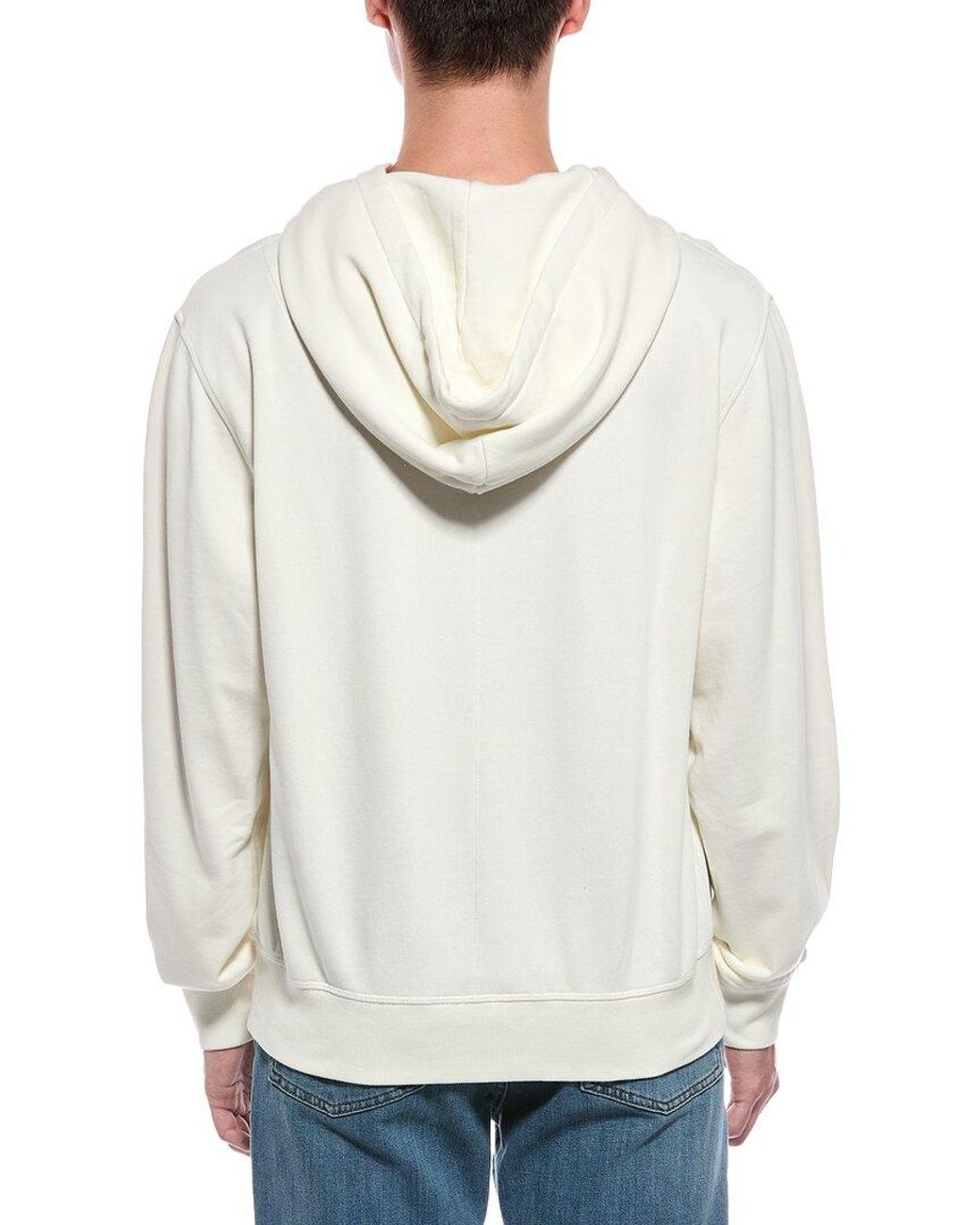Rag & Bone White Massey Terry Hoodie for men