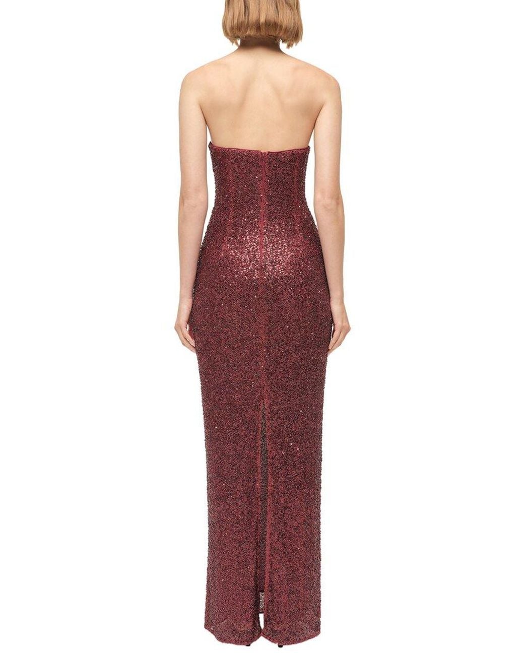 Jonathan Simkhai Red Xyla Gown