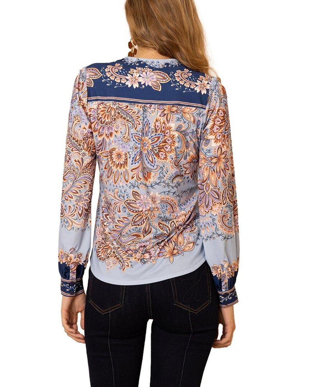Hale Bob Blue Berkley Top