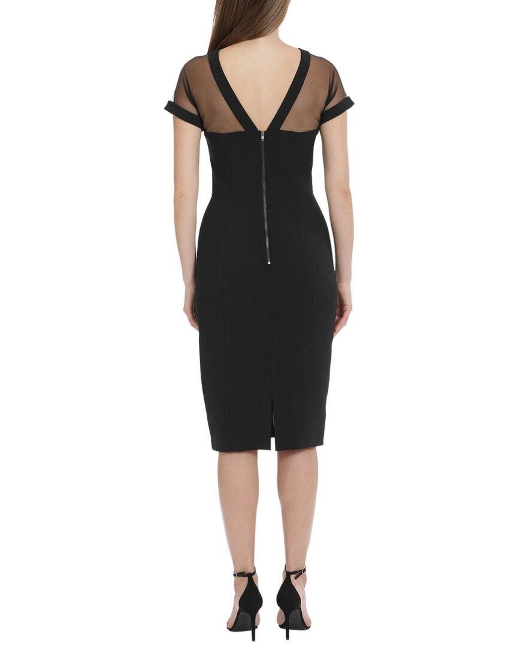 Maggy London Black Midi Dress